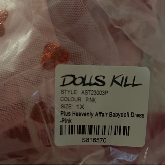 LAST CHANCE 💕Dolls kill sugar thrillz adorable dress size 1x - Picture 9 of 9
